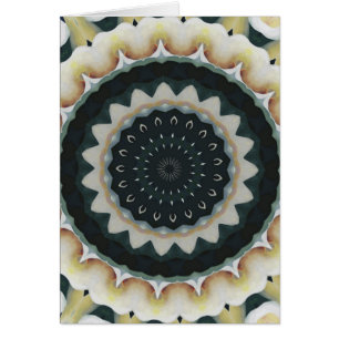 Cartão Mandala do lírio de Calla