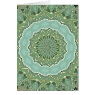 Cartão Mandala do Succulent