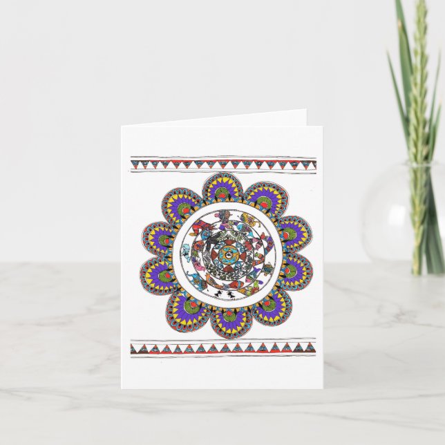 Cartão Mandala greeting cards (Frente)