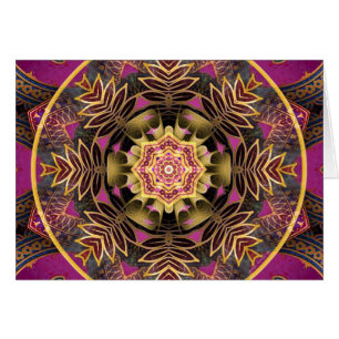 Cartão Mandalas por épocas da transição 3