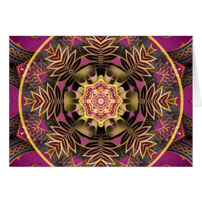 Cartão Mandalas por épocas da transição 3 (Frente Horizontal)