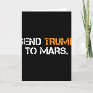 Cartão Mande Trump para Marte 