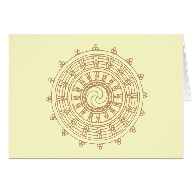 Cartão mandella amarela (Frente Horizontal)