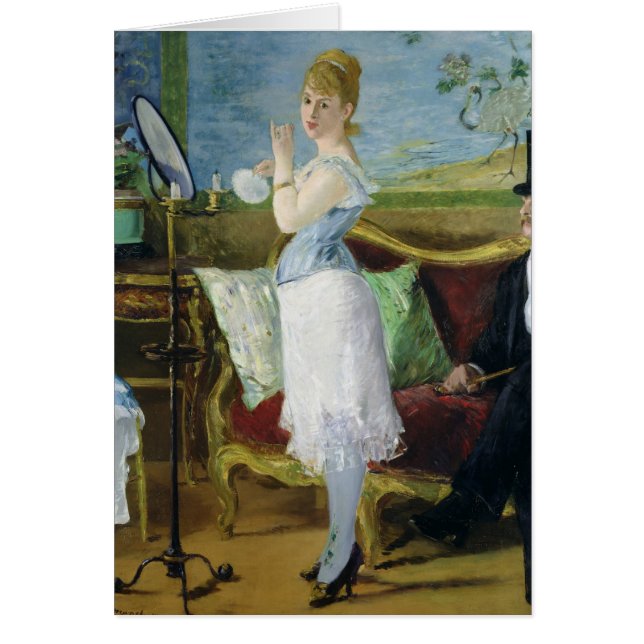 Cartão Manet | Nana, 1877 (Frente)