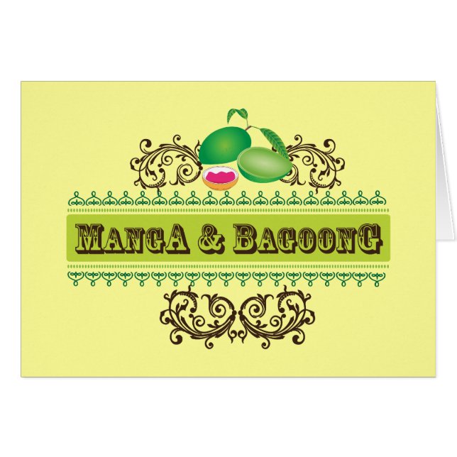 Cartão Manga em Bagoong (Frente Horizontal)