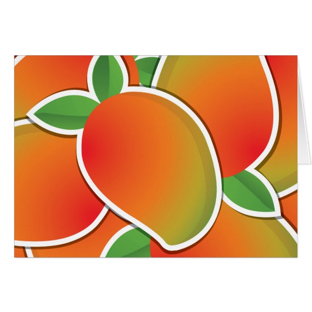 Cartão Manga funky (Frente horizontal)