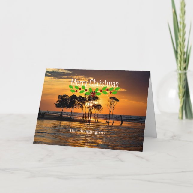 Cartão Mangue Darwin - Feliz Natal (Frente)