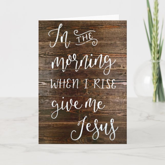 Cartão Manhã (Frente)