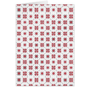 Cartão Manhã da Letónia - SN - padrão geométrico V