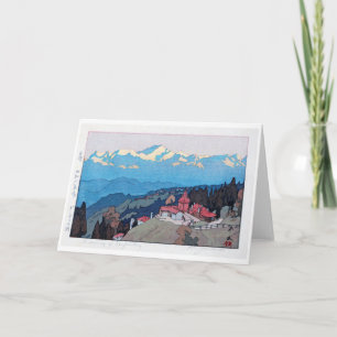 Cartão Manhã de Darjeeling, Hiroshi Yoshida