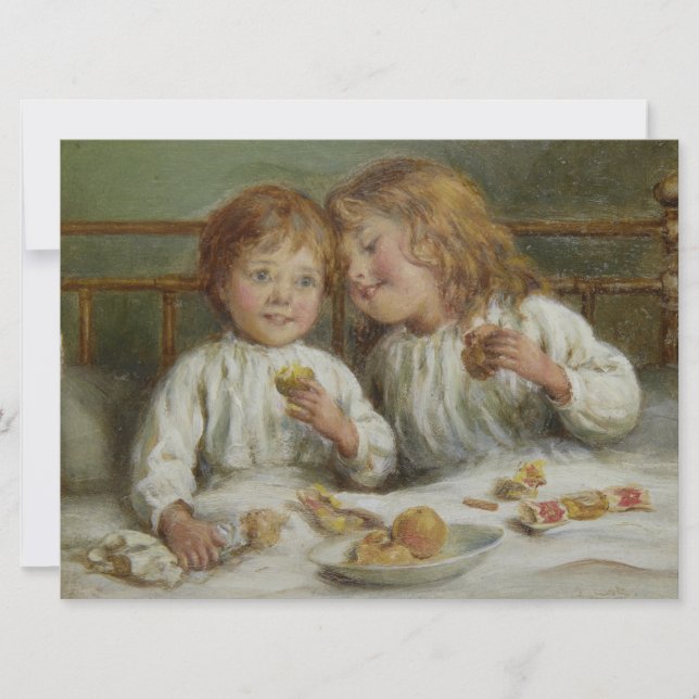 Cartão Manhã de Natal (por Joseph Clark) (Frente)