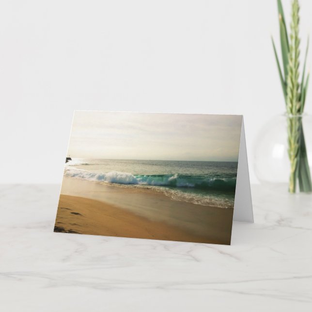 Cartão Manhã no Wedge, CA (Frente)