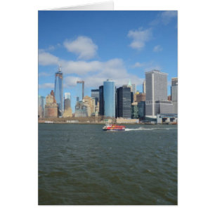 Cartão Manhattan à distância.