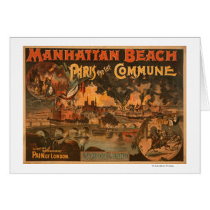 Cartão Manhattan Beach - Paris e o jogo da comuna