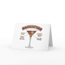 Manhattan Cocktail Recebe Arte