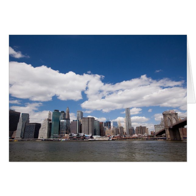 Cartão Manhattan DUMBO View (Frente horizontal)