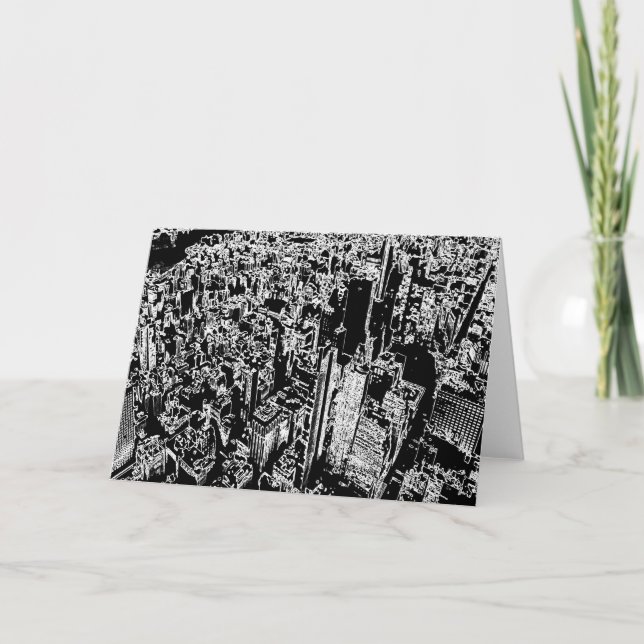 Cartão Manhattan projetado (Frente)