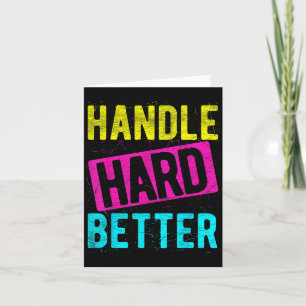 Cartão Manipular o Slogan de Melhor Positividade Motivaci
