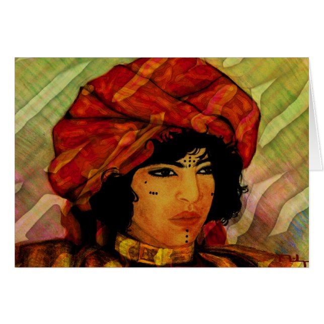 Cartão manira (cartão) (Frente Horizontal)