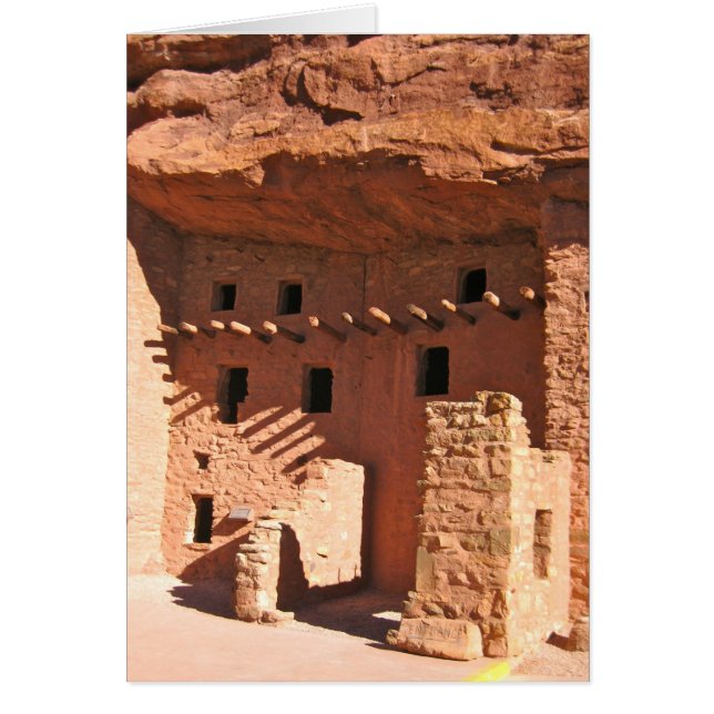 Cartão Manitou Cliff Dwellings (Frente)