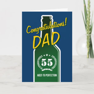 Cartão Manly Birthday card for men   pai parabéns