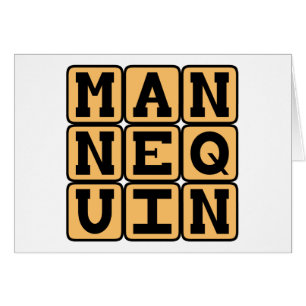 Cartão Mannequin, Fashion Dummy