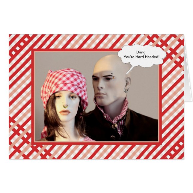 Cartão Mannequins Modernos (Frente Horizontal)