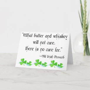 Cartão Manteiga e uísque
