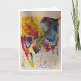 Cartão Mantenha a cor da placa mundial