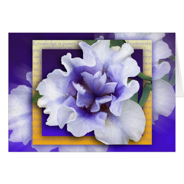 Cartão Mantenha aprender (Frente Horizontal)