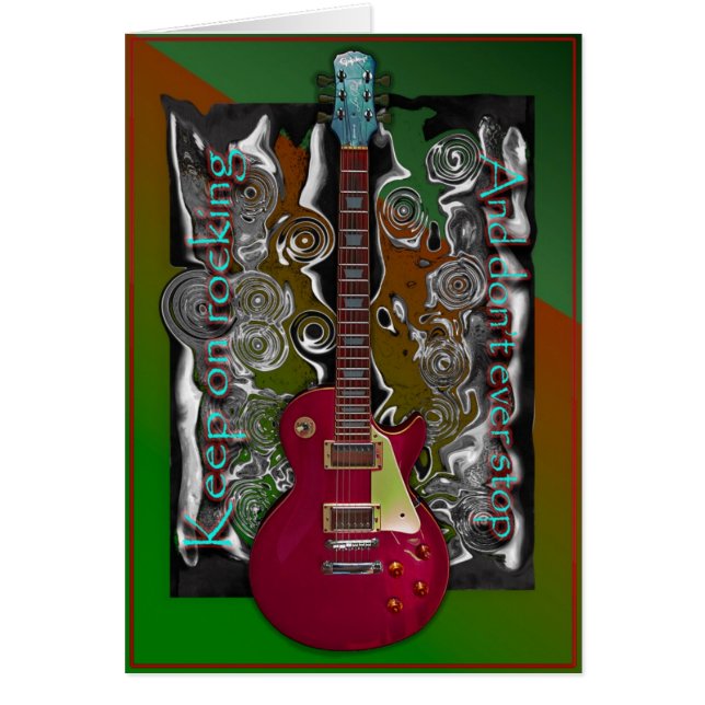 Cartão Mantenha no balanço (Frente)