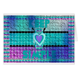 Cartão Mantenha-o simples