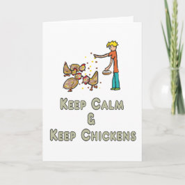 Cartão Mantenha-Se Calmo