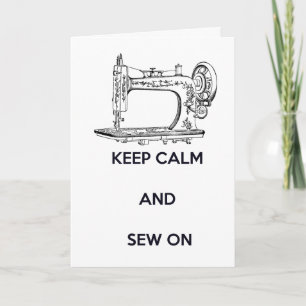 Cartão Mantenha-se Calmo e Vista, Aniversário