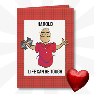 Cartão Mantenha-se firme para ele