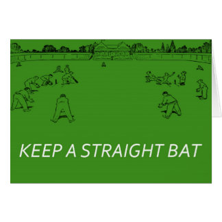 Cartão Mantenha um hetero Bat2