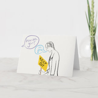 Cartão Manter fora do Notecard