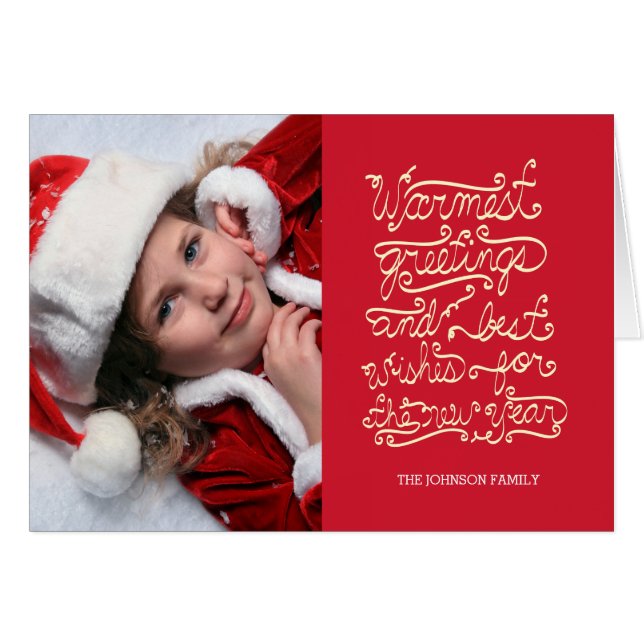 Cartão manuscrito (Frente Horizontal)