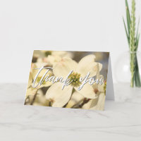 Manuscrito Casual Obrigado Dogwood Blossoms