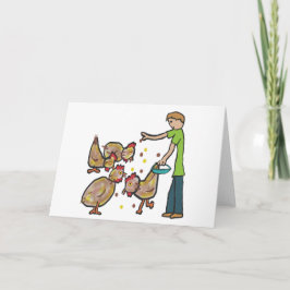 Cartão Manutenção de frango