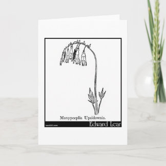 Cartão Manypeeplia Upsidownia.