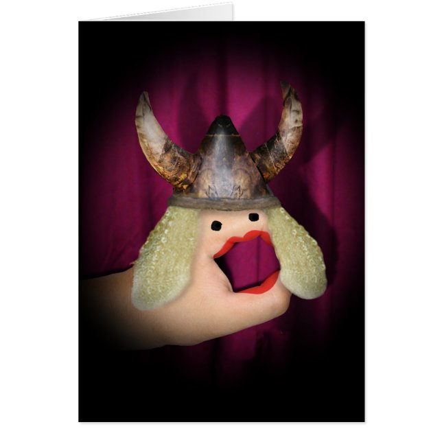 Cartão Mão Operática em Destaque (Frente)