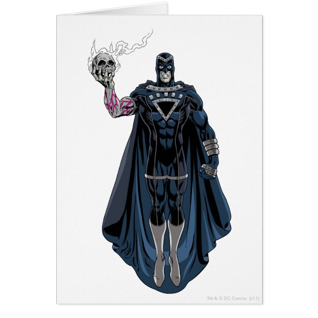 Cartão Mão Preta com Caveira 1 (Frente)