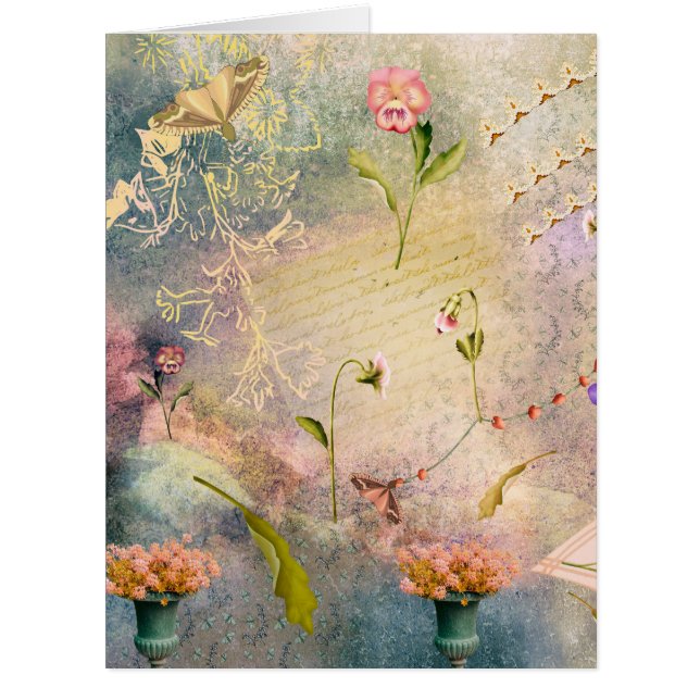 Cartão Mãos e Pistas Personalizadas (Frente)