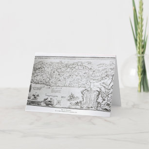 Cartão Map of Palestine, from a Passover Haggadah