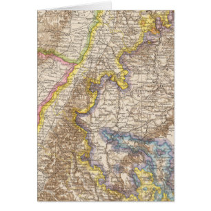 Cartão Mapa Atlas de Baden Alemanha