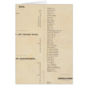 Cartão Mapa atlas do Condado de Solano