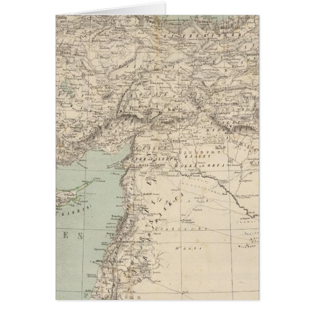 Cartão Mapa Atlas Turquia (Frente)