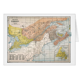 CARTÃO MAPA: CANADÁ ORIENTAL