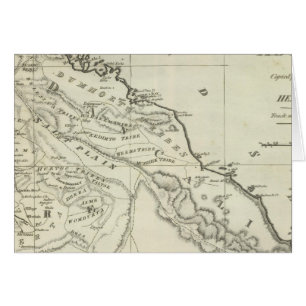 Cartão Mapa da Abissínia